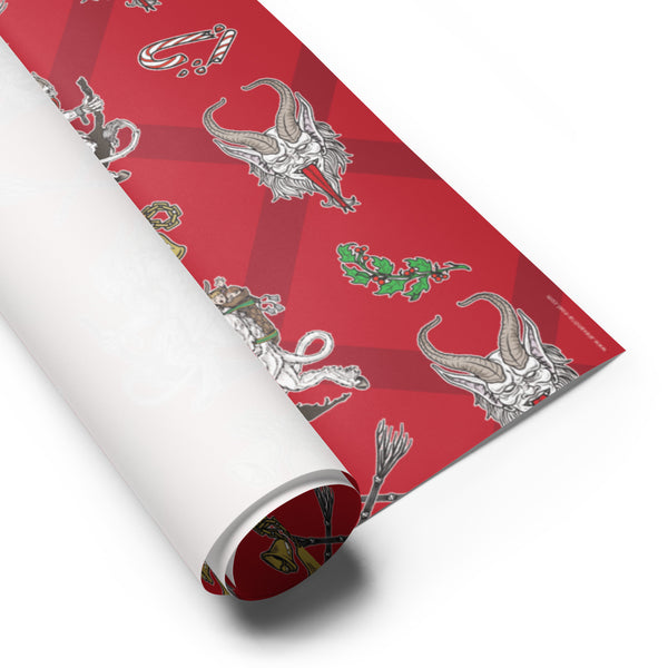 Krampus Christmas Wrapping Paper – Alexandria Noël