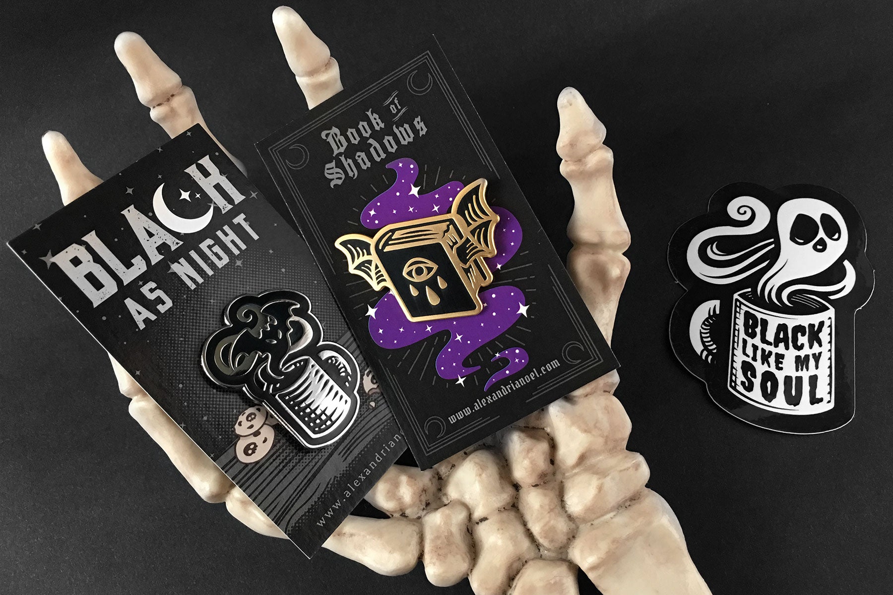 The Witch's Desk Pin Set