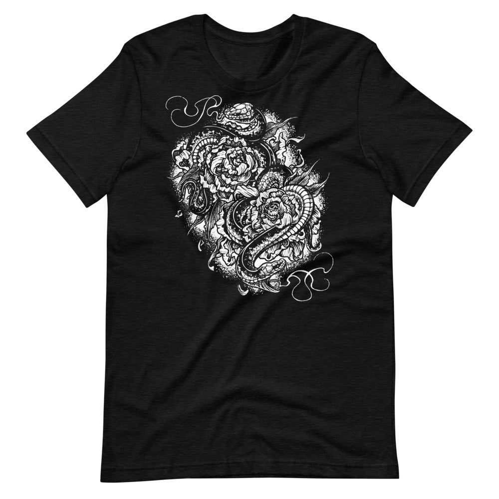 Snakes and Peonies Tee