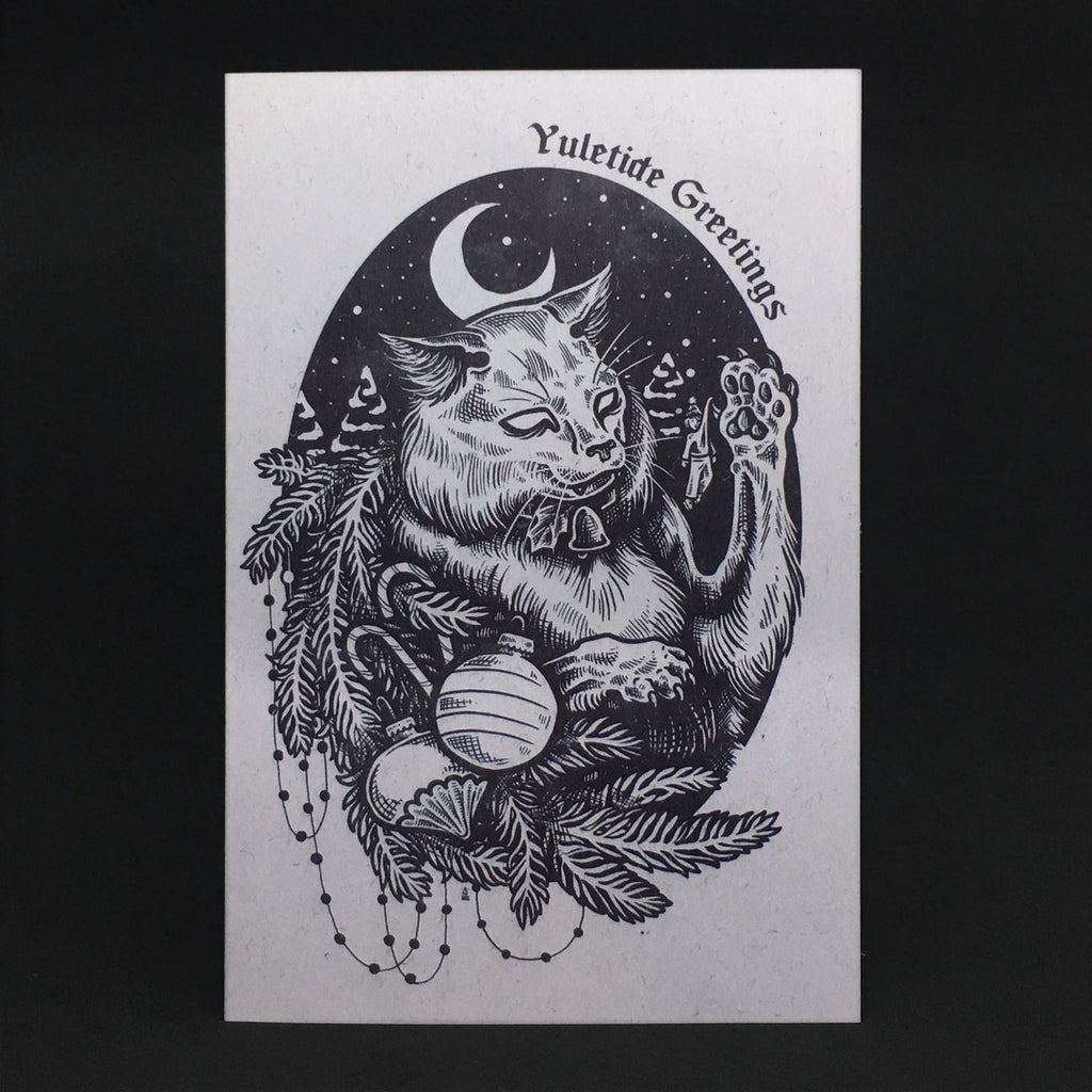 The Yule Cat Greeting Card
